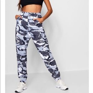 Grey Camo Sweat Pant